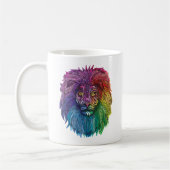 Rainbow Lion Pride Koffiemok (Links)