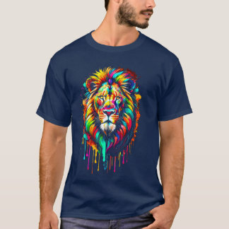 Rainbow Lion Pride T-shirt