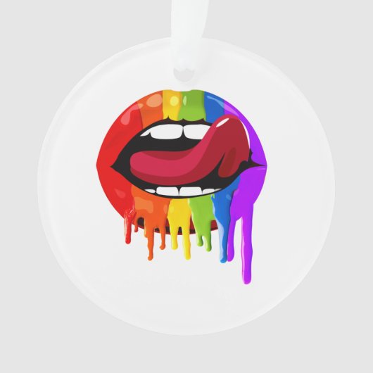 RAINBOW LIPS ORNAMENT (voorkant)