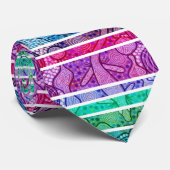 Rainbow Lizard Aboriginal Stropdas (Opgerold)