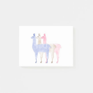 Rainbow Llama Post-it® Notes