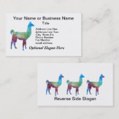 Rainbow Llamas Visitekaartje (Voorkant / Achterkant)