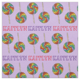 Rainbow Lollipop Lollipops - Aangepaste verbinding Stof