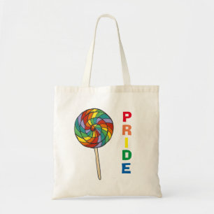 Rainbow Lollipop Pride Canvas tas