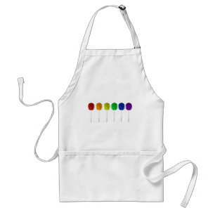 Rainbow Lollipops Standaard Schort