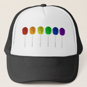 Rainbow Lollipops Trucker Pet