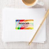 Rainbow Lolly Swirl Etiket (Insitu)