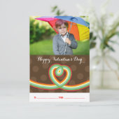 Rainbow Loop Classroom Valentijnsdag Fotokaarten Kaart (Staand voorkant)