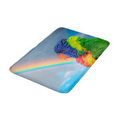 Rainbow Lorikeet Badmat (Gekanteld)