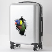 Rainbow Lorikeet Bird Decal– Exotic Parrot Sticker (Koffer)