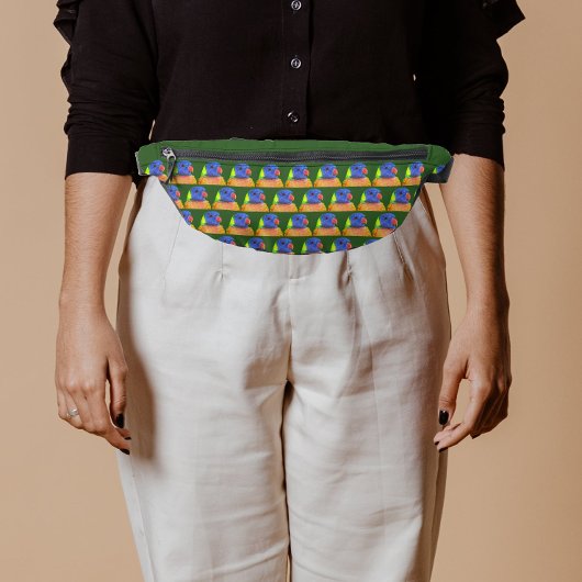 Rainbow Lorikeet Parrot Motif