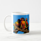 Rainbow Lorikeet photo tasse à café (Gauche)
