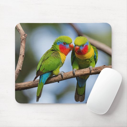 Rainbow Lorikeets Muismat (Met muis)