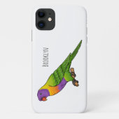 Rainbow loriket bird cartoon Case-Mate iPhone case (Achterkant)