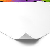 Rainbow loriket bird cartoon poster (Hoek)