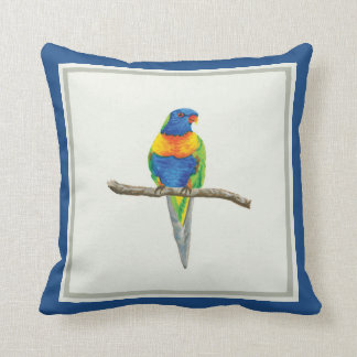 Rainbow Loriket Cushion - Oorspronkelijke Waterver Kussen