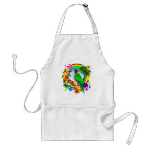 Rainbow Loriket Parrot Apron Standaard Schort