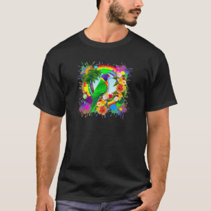 Rainbow Loriket Parrot Art T-shirt