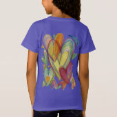 Rainbow Loss Hearts Art Custom TShirt (Dos)