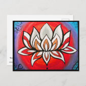 Rainbow Lotus briefkaart (Voorkant / Achterkant)