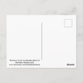 Rainbow Lotus briefkaart (Achterkant)