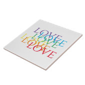 RAINBOW LOVE 6x6 Carreaux céramiques (Côté)