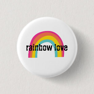 Rainbow Love Badge Ronde Button 3,2 Cm