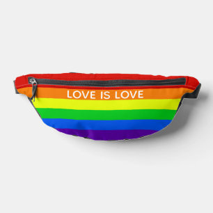 Rainbow Love beroemd gemaakt door Love Gay Pride Heuptasje