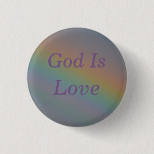 Rainbow Love Button