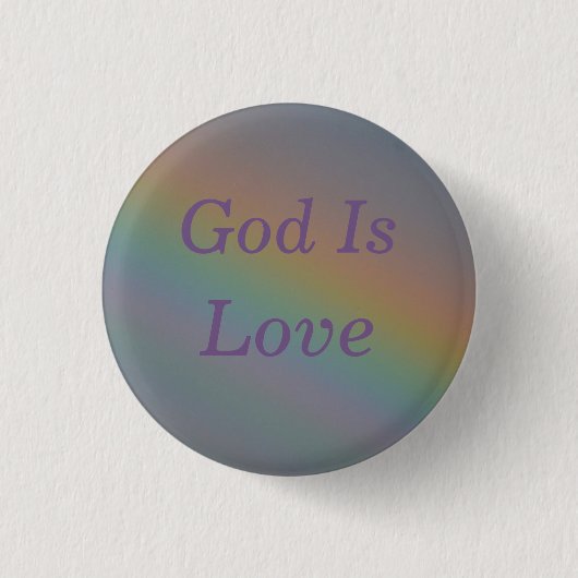 Rainbow Love Button (Voorkant)