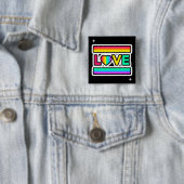 Rainbow Love Button (In situ)