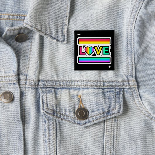 Rainbow Love Button (In situ)