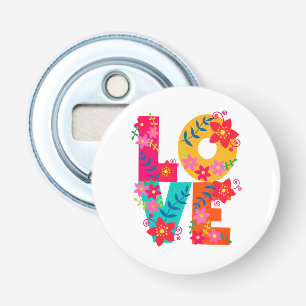 Rainbow Love Button Flesopener