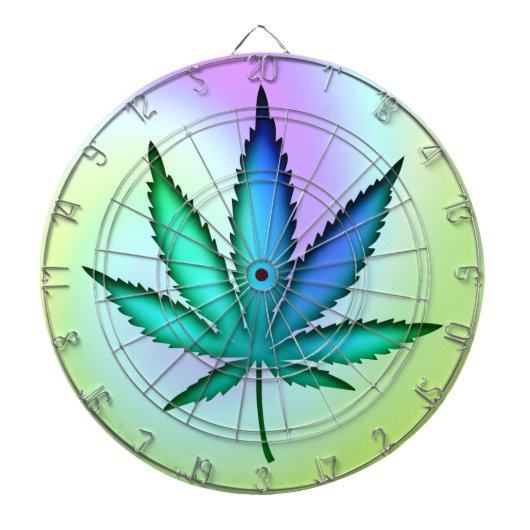 Rainbow Love Dartbord (Voorkant)