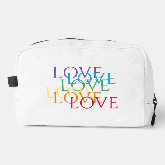 RAINBOW LOVE Dopp Kit Bag Toilettasje (Voorkant)