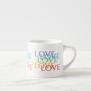 RAINBOW LOVE Espresso Cup Kop