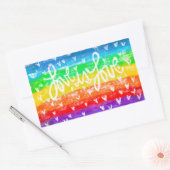 Rainbow LOVE est LOVE Sticker (Enveloppe)