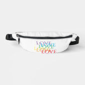 RAINBOW LOVE Fanny Pack (Recto)