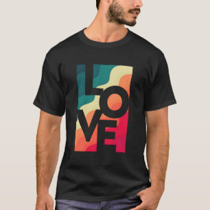 Rainbow Love Gay LGBT Diversiteit Inclusie Gelijkh T-shirt
