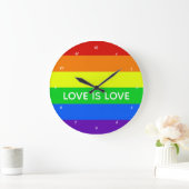 Rainbow Love Grote Klok (Huis)