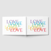 RAINBOW LOVE Guestbook Gastenboek (Volledig)