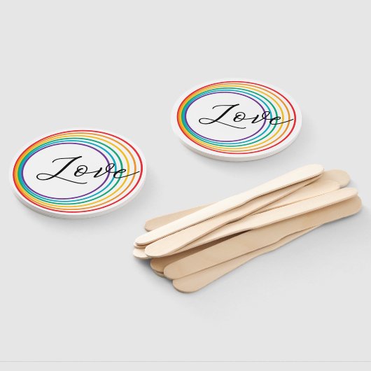 Rainbow Love Handwaaier (Niet-gemonteerd)