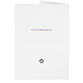 Rainbow Love Hearts Art Greeting Cartes (Dos)