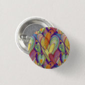 Rainbow Love Hearts Button Lapel Pins (Voorkant /achterkant)