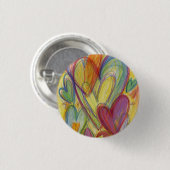 Rainbow Love Hearts Button of Lapel Pins (Voorkant /achterkant)