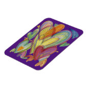 Rainbow Love Hearts Inspirational Fridge Magnets (Côté Gauche)