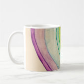Rainbow Love Hearve Art Coffee Mug Cup (Gauche)
