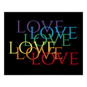 RAINBOW LOVE II 25x20 Poster Perfect Poster