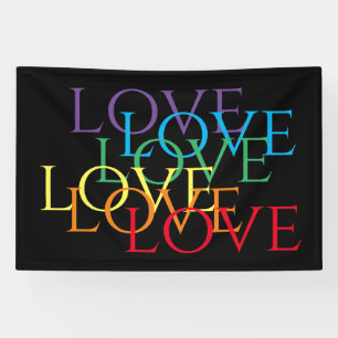RAINBOW LOVE II 4x6 Banner