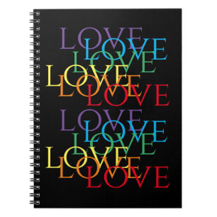 RAINBOW LOVE II 6.5x8.75 Spiraal Notitieboek